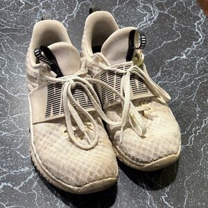 Ladies Nike size 8 1/2 off white Athletic Sneakers running shoes